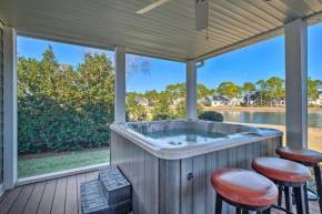 Waterfront Southport Home with Hot Tub and Deck!